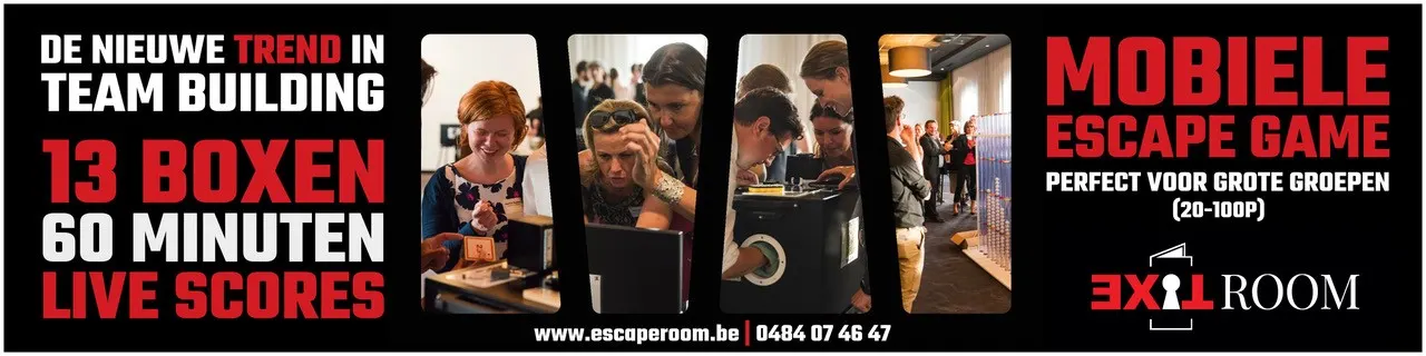 Mobiele escape game: 13 boxen, 60 minuten, live scores